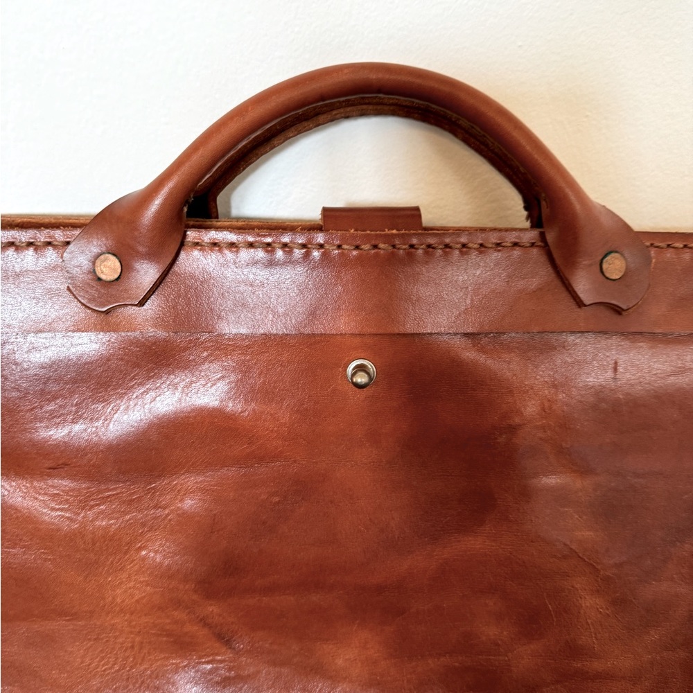 NWOT Custom One of a Kind Made by Hand Leather Laptop Computer Bag